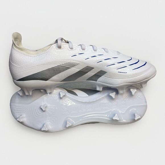 Adidas Predator League FG MG Soccer Cleats Men 8 Women 9 ID1327 White Silver New main image 9